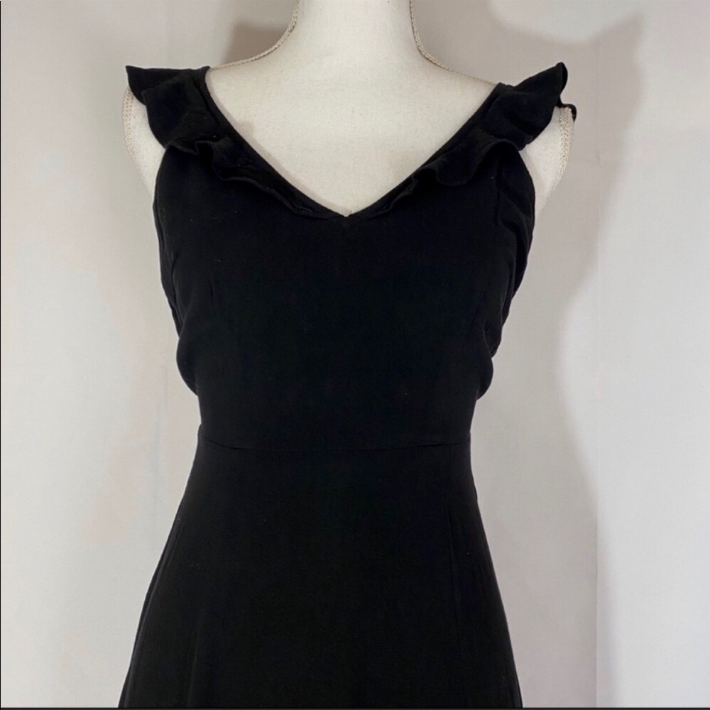 New Lush black tie-back maxi dress